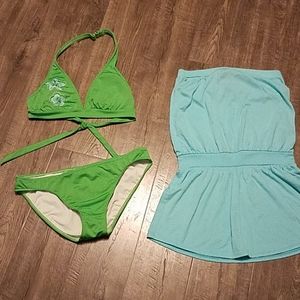 Bikini with cover up